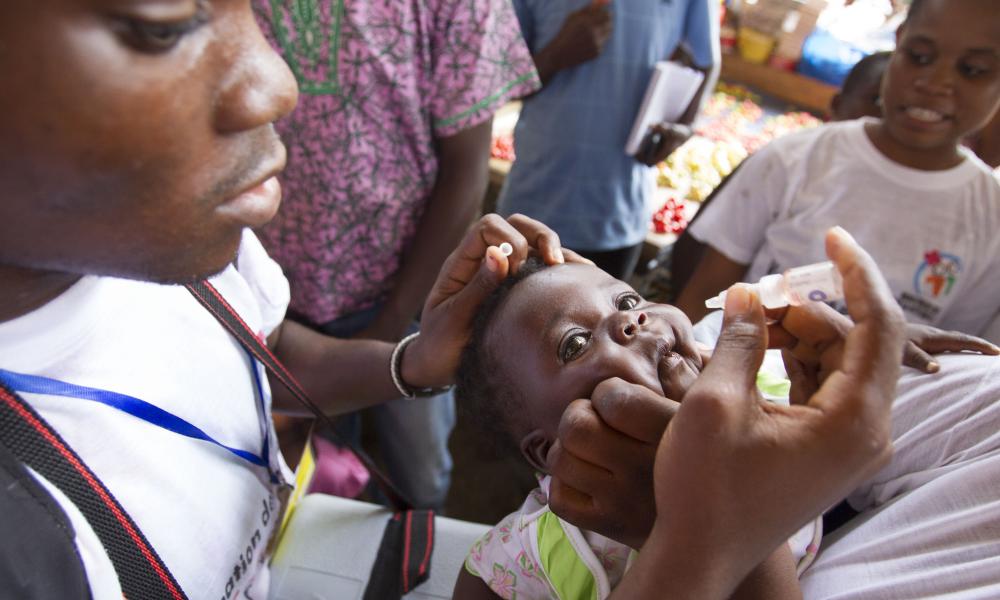 Administering Polio Vaccine
